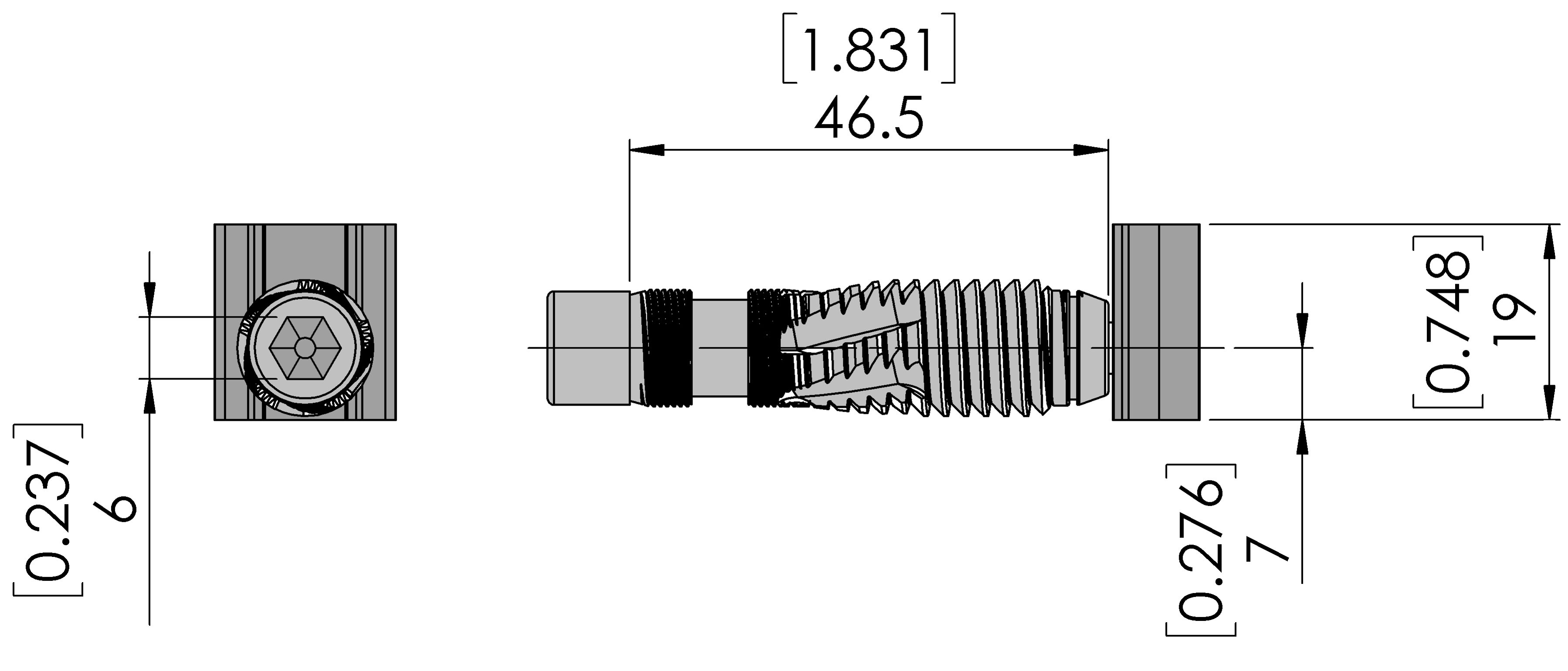 406 Standard Threaded Insert Kit